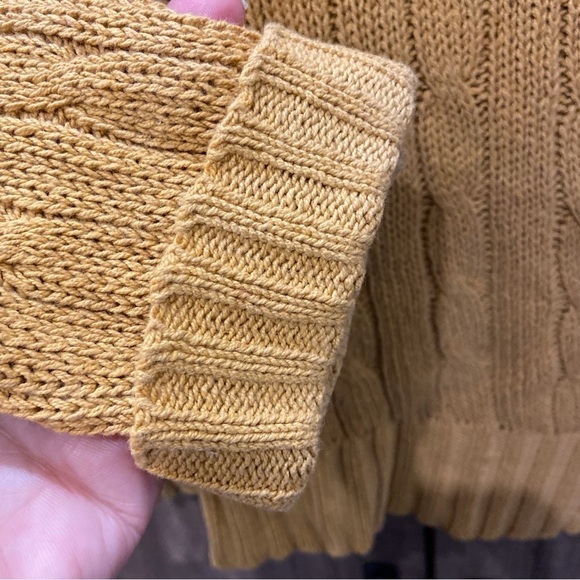 Vintage Izod Lacoste Croc Cable Knit Crewneck Sweater - Picture 7 of 9